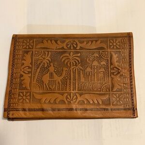 - HAND MADE IN MOROCCO GENUINE LEATHER WALLET